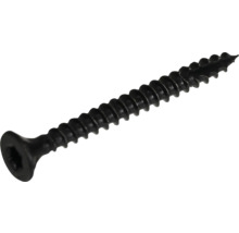 Zwarte schroef met verzonken kop