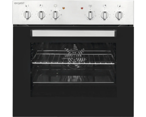 Oven met draaiknoppen en rooster