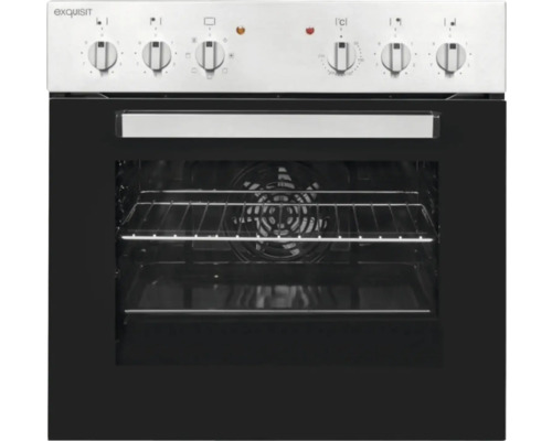 Exquisit oven met bedieningspaneel en binnenkant