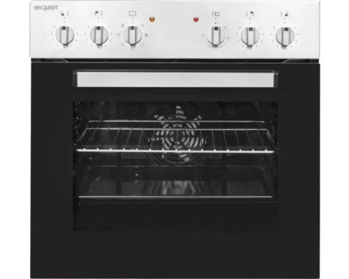 Exquisit inbouwoven met bedieningsknoppen en ovenruimte