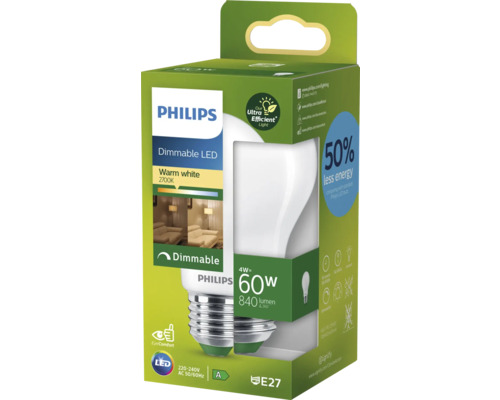 Philips Dimbare LED Lamp E27