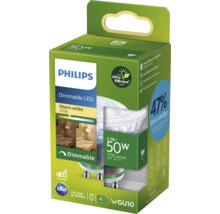 Philips LED-lamp, dimbaar, warm wit, 50 watt in verpakking