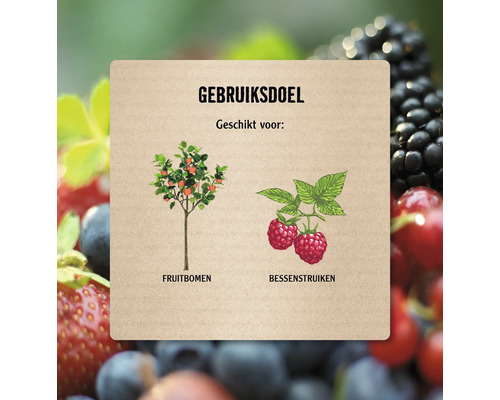 Gebruiksdoel: Geschikt voor fruitbomen en bessenstruiken.