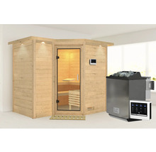 Sauna met saunakachel en bediening