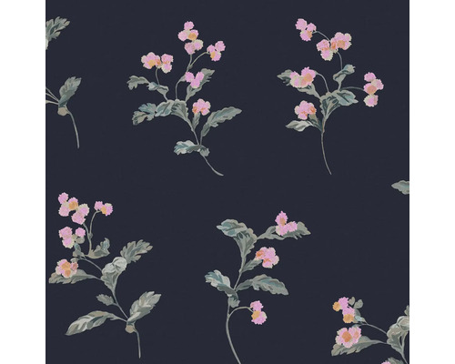 JOULES Vliesbehang 118564 Swanton Floral Midnight Navy Behang met bloemmotief