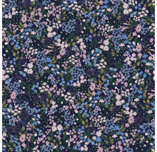 Bloemmotief stofontwerp met bloemen en bladeren