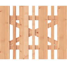 Houten hek voor tuinontwerp