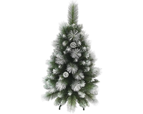 LAFIORA Kunstkerstboom Montana met sneeuw en versiering H 90 cm