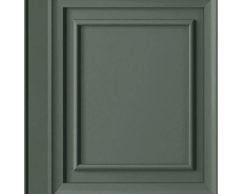 Vliesbehang 119844 Redbrook Wood Panel Fern Green Detail van een deur met frame