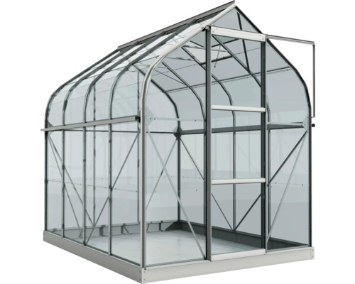 Kas met frame en transparante panelen