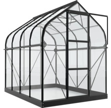 Tuinkas met aluminium frame en polycarbonaat platen