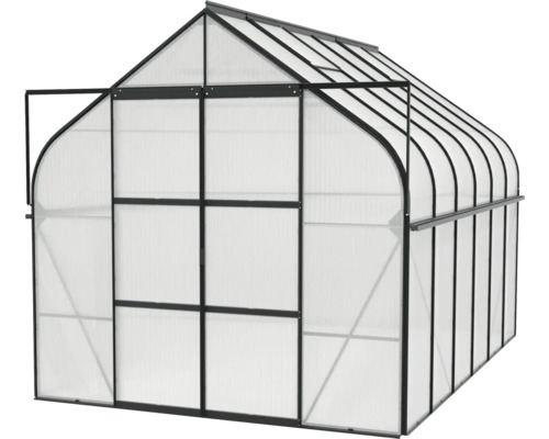 Kweekkas met open deur