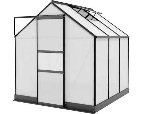 Kweekkas met deur en dakraam