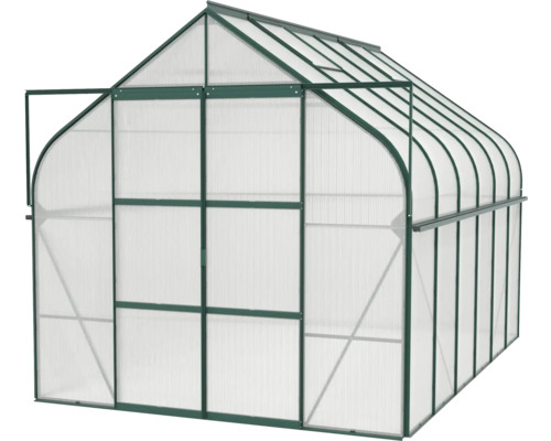Kas met polycarbonaatplaten en aluminium frame