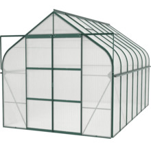Kweekkas met polycarbonaatplaten en frame
