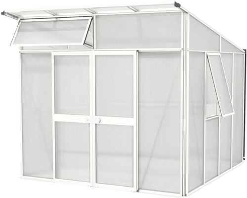 Kas met raam voor tuinieren