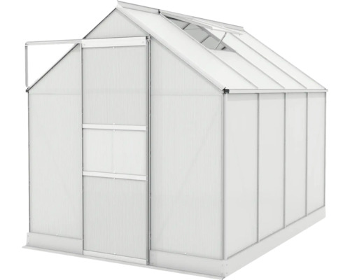 Tuinkas met deur en dakraam