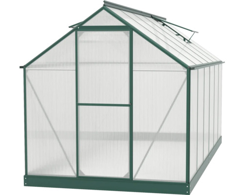 Tuinkas met frame en transparante wanden