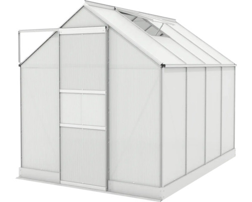 Tuinkas met schuifdeur en dakraam