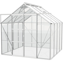 Kas met aluminium frame en transparante wanden