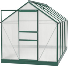 Tuinkas met open deur voor de tuin