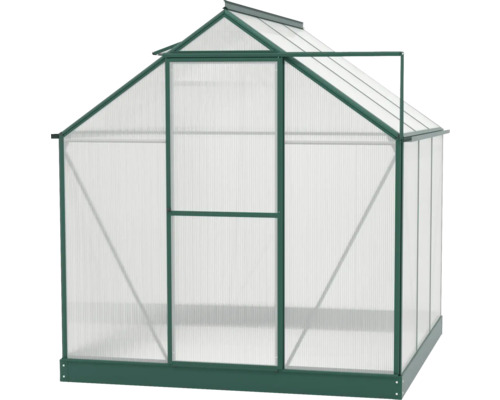 Tuinkas met frame en transparante wanden