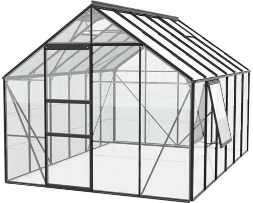 Kas met aluminium frame en glas