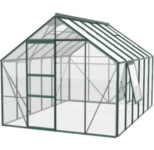 Tuinkas met aluminium frame en glaspanelen
