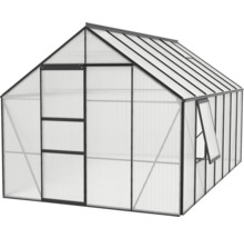 Tuinkas met aluminium frame en polycarbonaat platen
