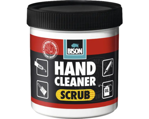 Bison handreiniger met scrub in plastic container