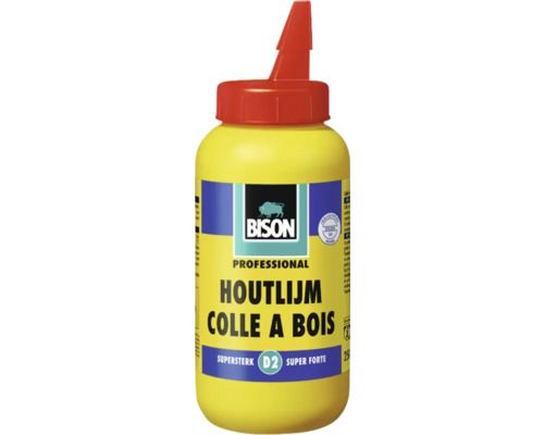 Bison Houtlijm D2, 250 gram fles