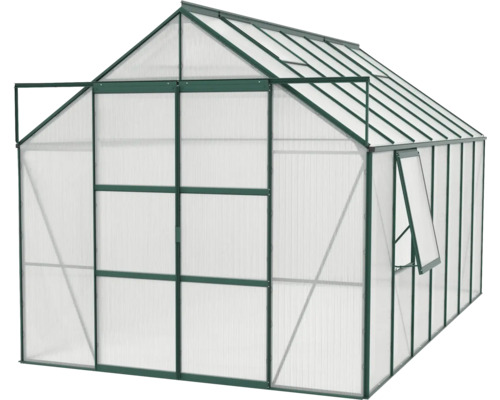 Kweekkas met polycarbonaatplaten en aluminium frame