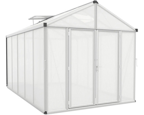 Kas met dubbele deur en ventilatieraam