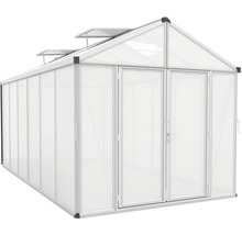 Kas met aluminium frame en doorschijnende wanden