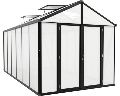 Kas met dubbele deur en dakramen