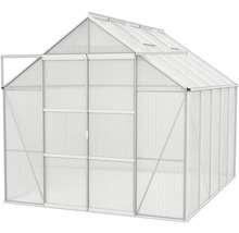 Tuinkas met aluminium frame en polycarbonaat platen