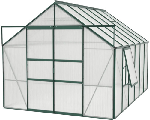 Tuinkas met polycarbonaat platen en frame