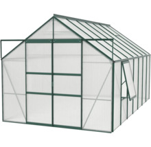 Kas met polycarbonaat platen en stalen frame