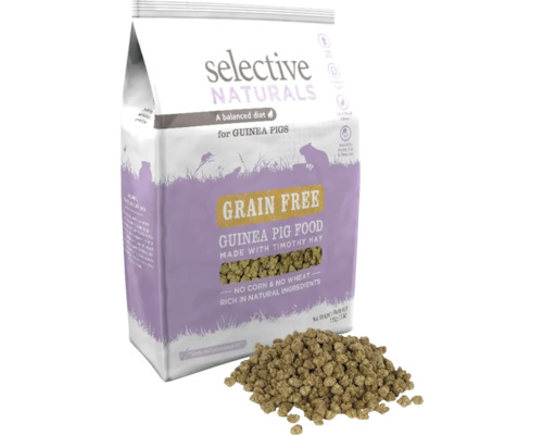 SUPREME SCIENE Caviavoer Selective Naturals graanvrij 1,5 kg Verpakking Guinea Pig voer zonder graan
