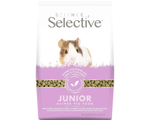 SUPREME SCIENCE Caviavoer Science Selective Junior 1,5 kg Verpakking Science Selective Junior caviavoer
