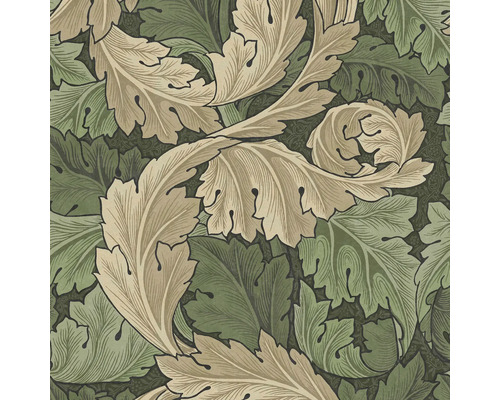 WILLIAM MORRIS Vliesbehang 124227 Acanthus Green Behang met bladerpatroon