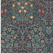 Behang met bloemmotief in bloemendesign