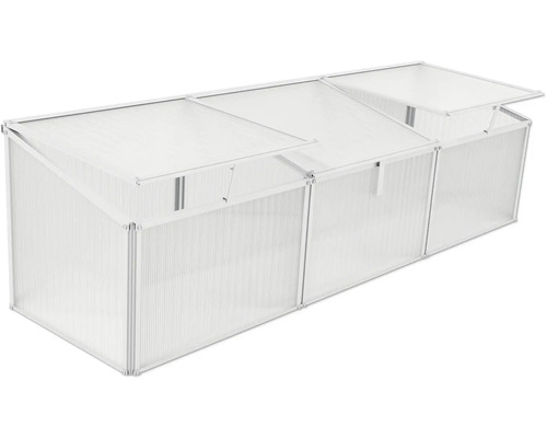 Kweekbak van kunststof met aluminium frame