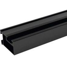 Zwart aluminium profiel
