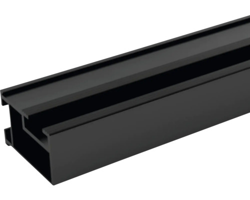 Zwart aluminium profiel