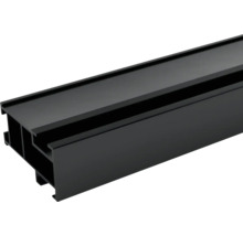Zwart aluminium profiel