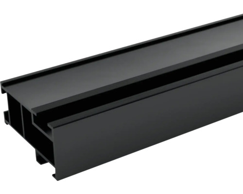 Zwart aluminium profiel