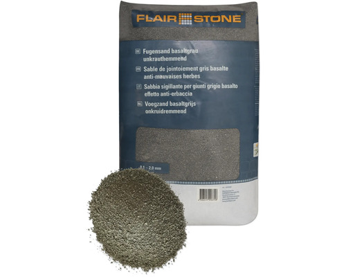 FLAIRSTONE Onkruidremmend Voegzand basalt grijs, 20 kg