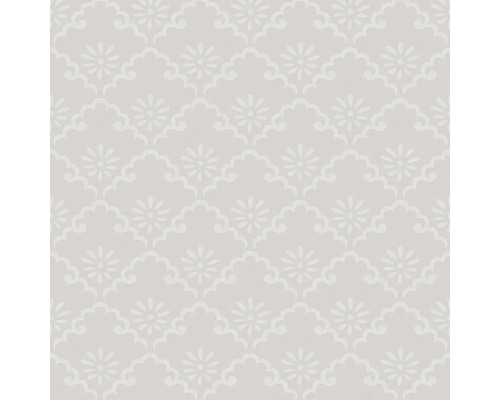 LAURA ASHLEY Vliesbehang 118476 Coralie Sugared Grey Behang met bloemmotief