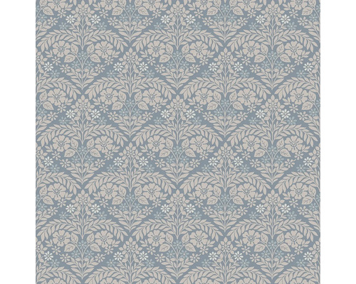 LAURA ASHLEY Vliesbehang 118489 Margam Newport Blue Behang met bloemmotief